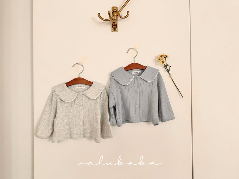 Valu Bebe - Korean Baby Fashion - #babyboutiqueclothing - Eyelet Sailor Cardigan