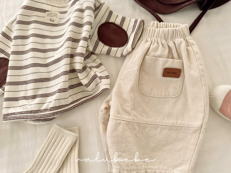 Valu Bebe - Korean Baby Fashion - #babyboutiqueclothing - Panel Balloon Denim Pants - 10