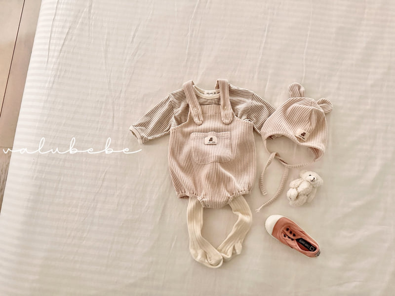 Valu Bebe - Korean Baby Fashion - #babyboutiqueclothing - Waffle Bear Bonnet Hat - 10