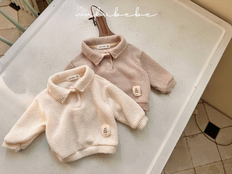 Valu Bebe - Korean Baby Fashion - #babyclothing - Dalkong Knit Collar Tee