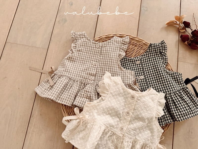 Valu Bebe - Korean Baby Fashion - #babyclothing - Lena Frill Vest - 11