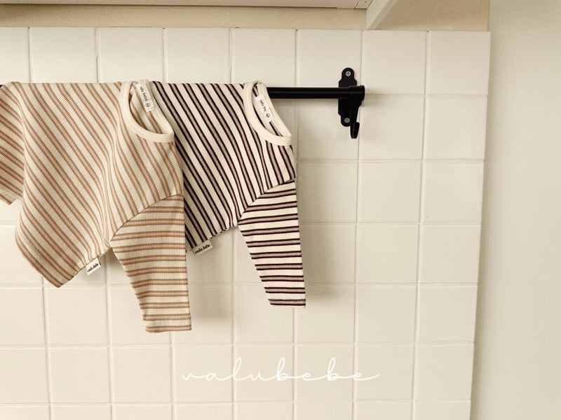 Valu Bebe - Korean Baby Fashion - #babyboutiqueclothing - Rose Stripe Tee - 4