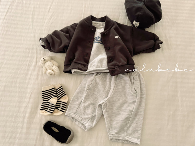 Valu Bebe - Korean Baby Fashion - #babyclothing - Front Seam Terry Pants - 8