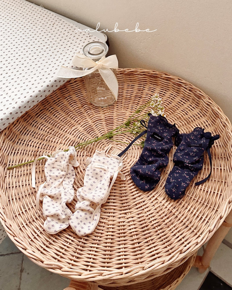 Valu Bebe - Korean Baby Fashion - #babyclothing - Alle Flower Wave Socks