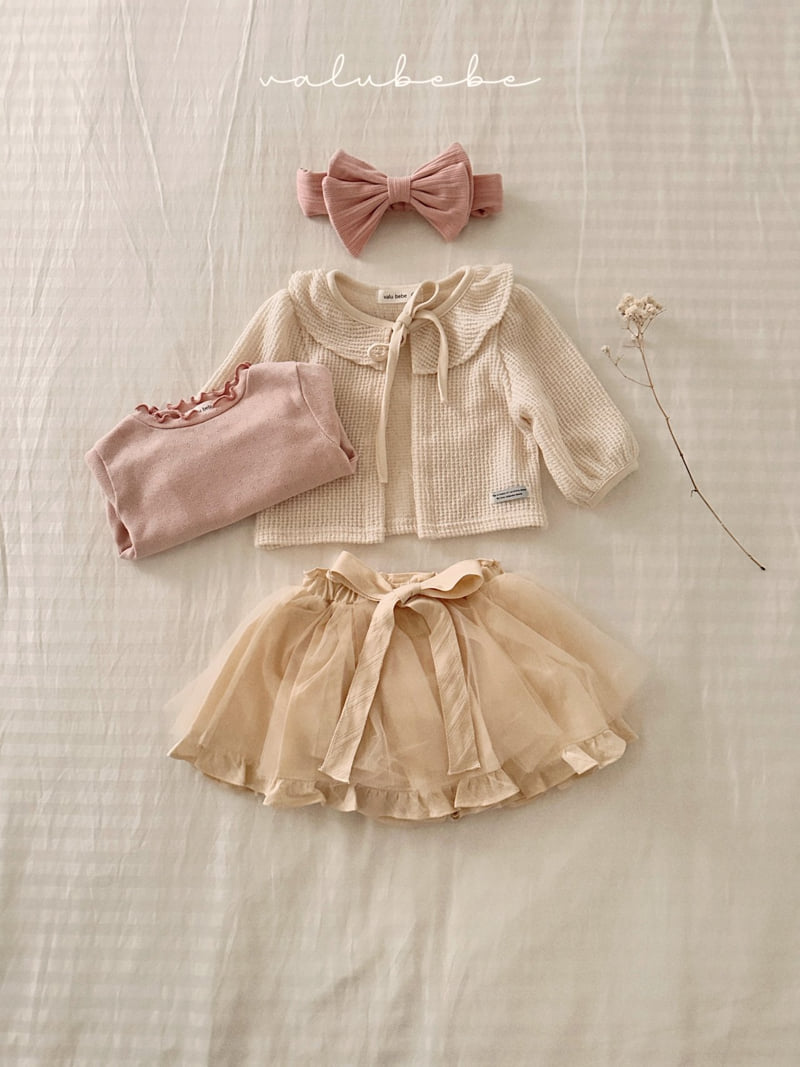 Valu Bebe - Korean Baby Fashion - #babyfashion - Ribbon Tulle Skirt Bloomers - 3