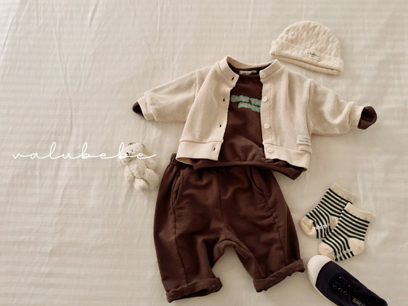 Valu Bebe - Korean Baby Fashion - #babyfashion - Front Seam Terry Pants - 9