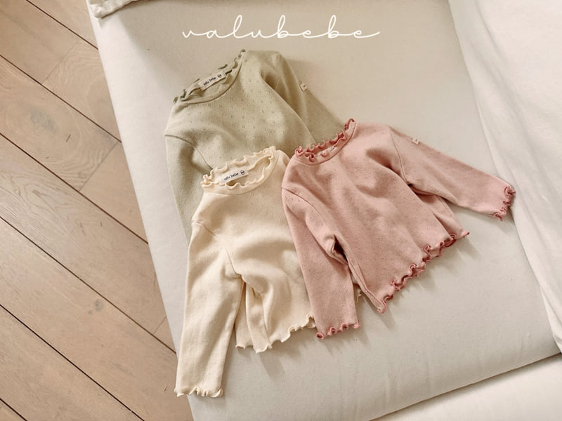 Valu Bebe - Korean Baby Fashion - #babyfashion - Soft Frill Tee - 7