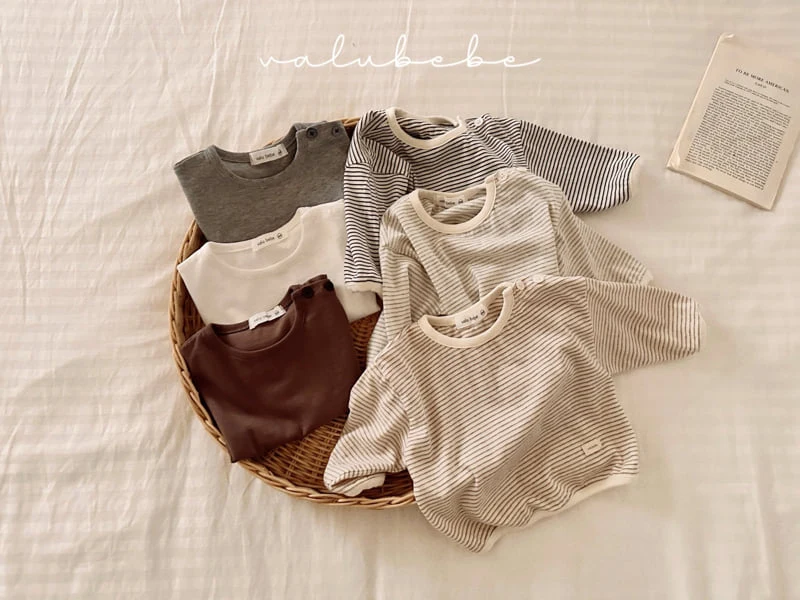 Valu Bebe - Korean Baby Fashion - #babyfashion - Daily Button Tee