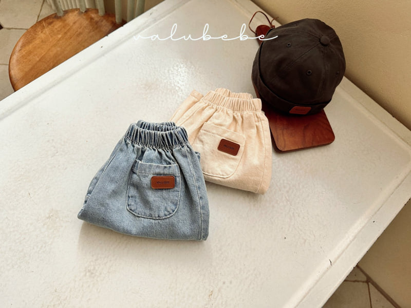 Valu Bebe - Korean Baby Fashion - #babyfashion - Panel Balloon Denim Pants - 12
