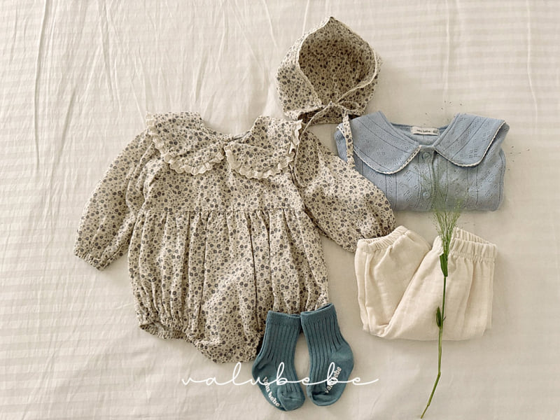 Valu Bebe - Korean Baby Fashion - #babyfever - Grand Flower Collar Suit - 6
