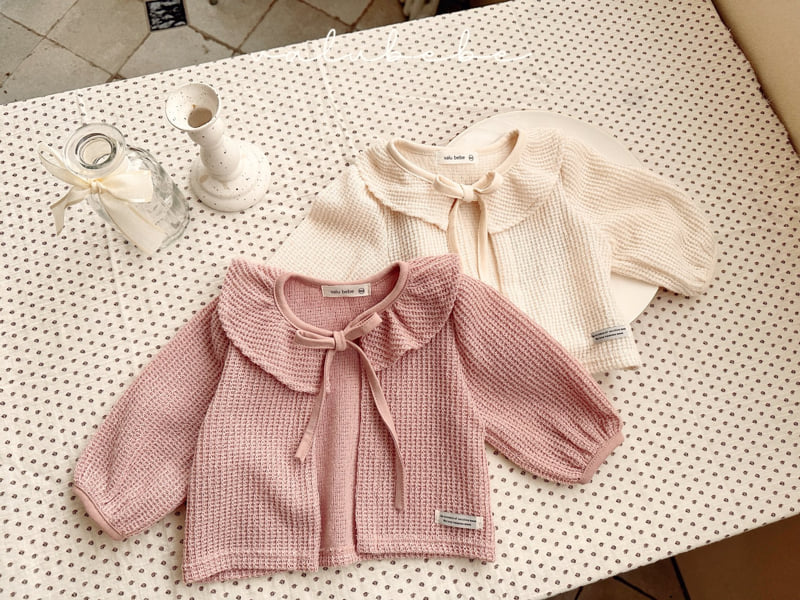 Valu Bebe - Korean Baby Fashion - #babyfever - Rosy Ribbon Cardigan - 5