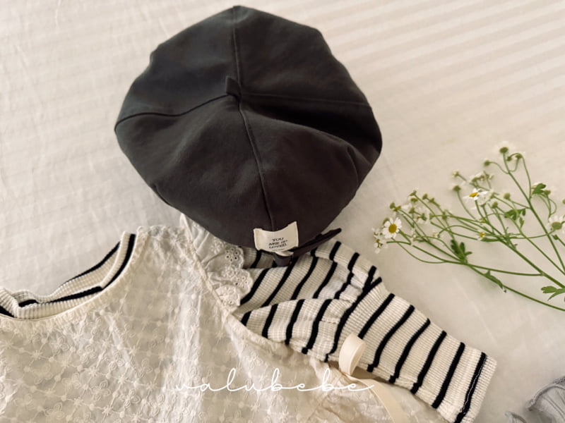 Valu Bebe - Korean Baby Fashion - #babyfever - Velu Cotton Beret - 11