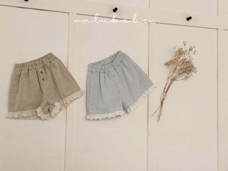 Valu Bebe - Korean Baby Fashion - #babyfever - Classic Lace Half Pants - 5