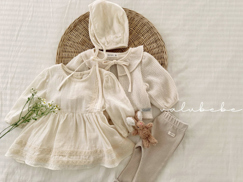 Valu Bebe - Korean Baby Fashion - #babyfever - Pintuck One-piece Suit - 8
