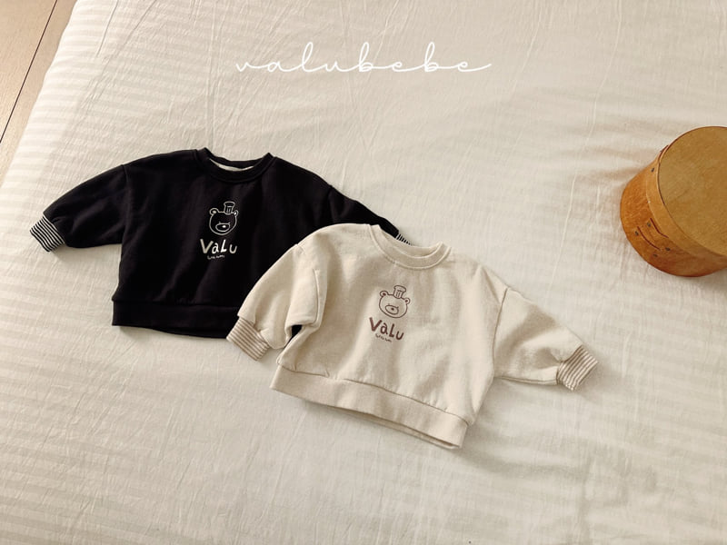 Valu Bebe - Korean Baby Fashion - #babygirlfashion - Cooking Bear Point Sweatshirt - 12