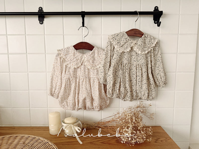Valu Bebe - Korean Baby Fashion - #babygirlfashion - Grand Flower Collar Suit - 7