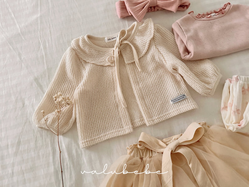 Valu Bebe - Korean Baby Fashion - #babygirlfashion - Rosy Ribbon Cardigan - 6