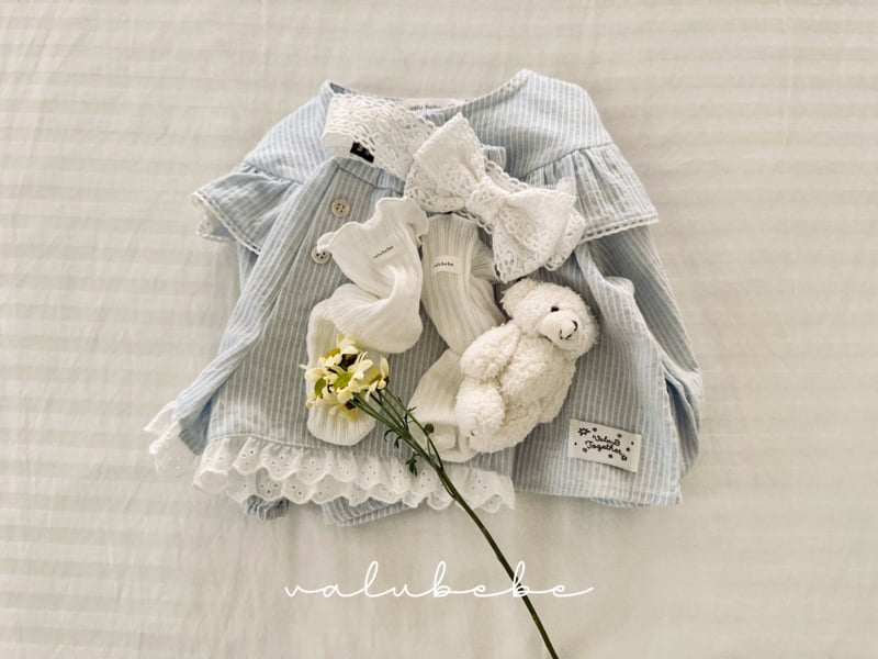 Valu Bebe - Korean Baby Fashion - #babygirlfashion - Lace Ribbon Hairband - 2