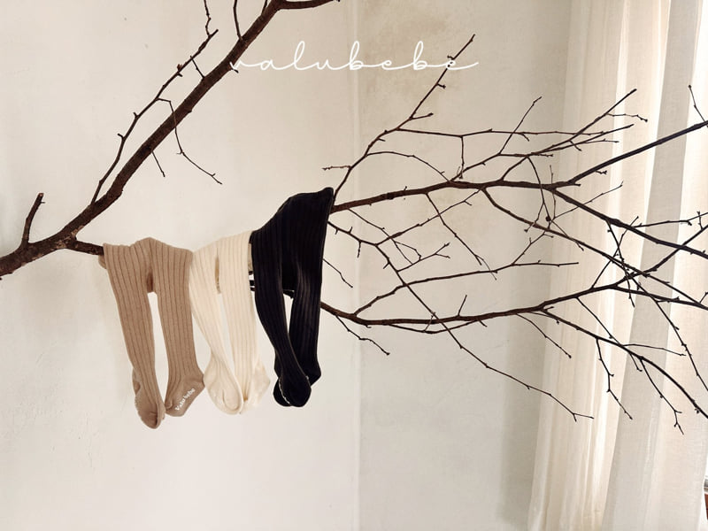 Valu Bebe - Korean Baby Fashion - #babygirlfashion - Velu Bebe Ribbed Tights - 11