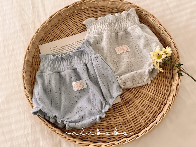 Valu Bebe - Korean Baby Fashion - #babygirlfashion - Eyelet Smocked Bloomers - 6