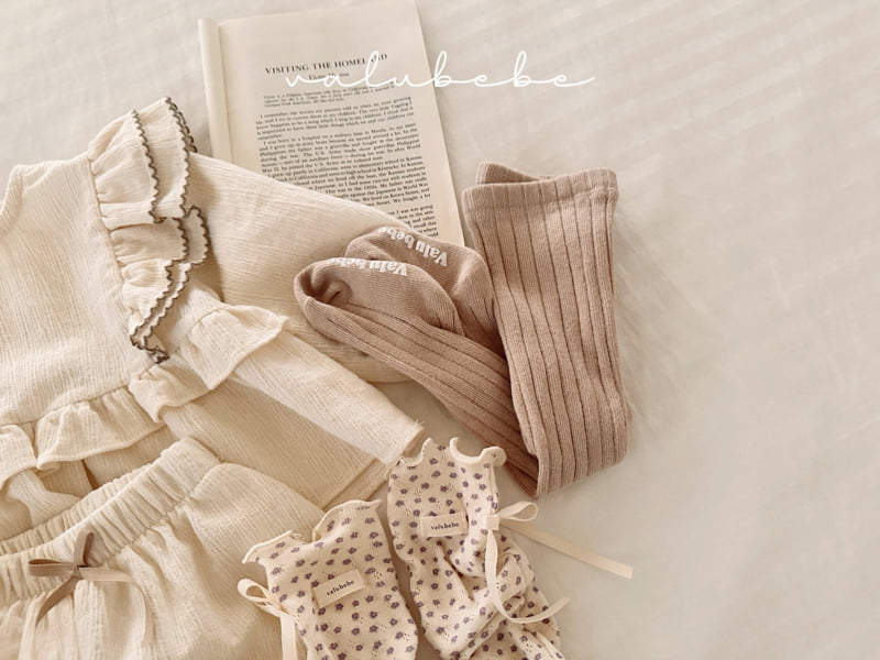 Valu Bebe - Korean Baby Fashion - #babylifestyle - Velu Bebe Ribbed Tights - 12