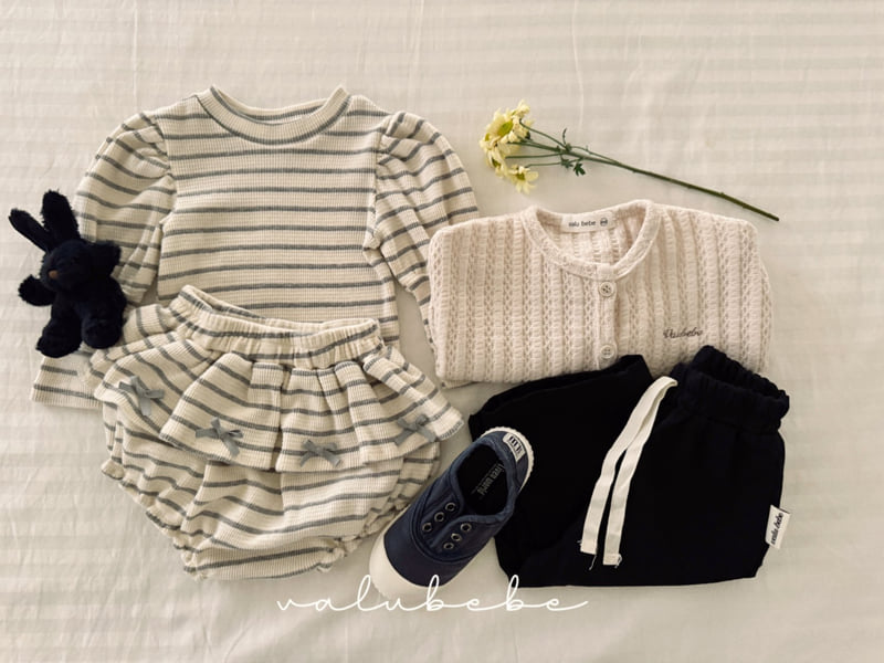 Valu Bebe - Korean Baby Fashion - #babylifestyle - Ella Stripe Bloomers - 12