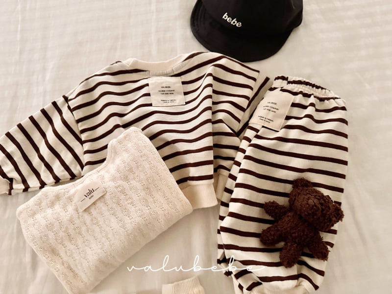 Valu Bebe - Korean Baby Fashion - #babylifestyle - Cozy Stripe Pants - 5