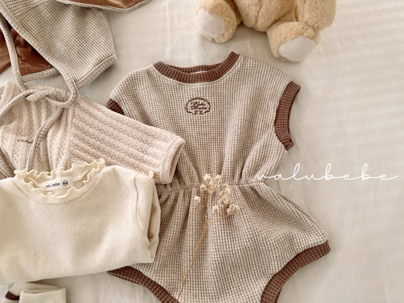 Valu Bebe - Korean Baby Fashion - #babyoninstagram - Contrast Trim Suit - 12