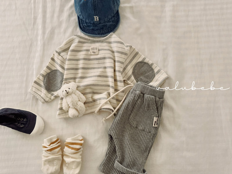 Valu Bebe - Korean Baby Fashion - #babyoninstagram - Wide Waffle Baggy Pants - 10