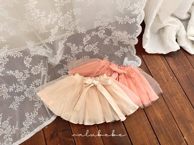 Valu Bebe - Korean Baby Fashion - #babyoninstagram - Ribbon Tulle Skirt Bloomers - 7