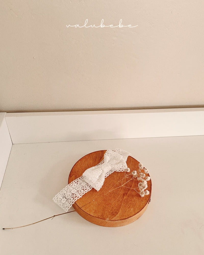 Valu Bebe - Korean Baby Fashion - #babylifestyle - Lace Ribbon Hairband - 4