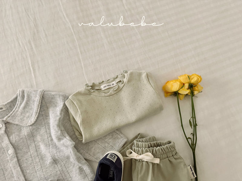Valu Bebe - Korean Baby Fashion - #babyoninstagram - Soft Frill Tee - 11