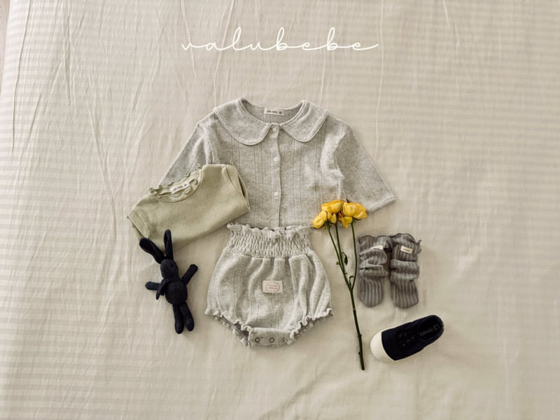 Valu Bebe - Korean Baby Fashion - #babyoninstagram - Eyelet Smocked Bloomers - 8