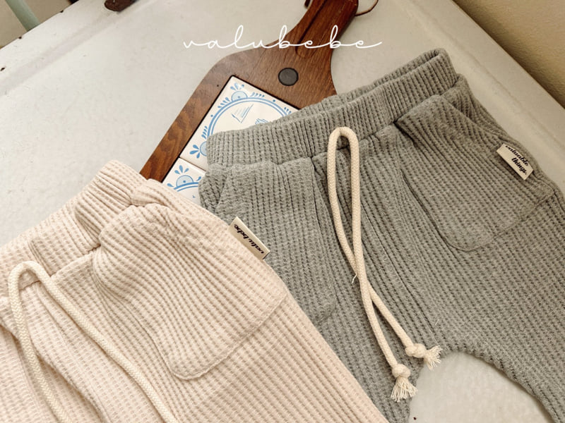 Valu Bebe - Korean Baby Fashion - #babyootd - Wide Waffle Baggy Pants - 11