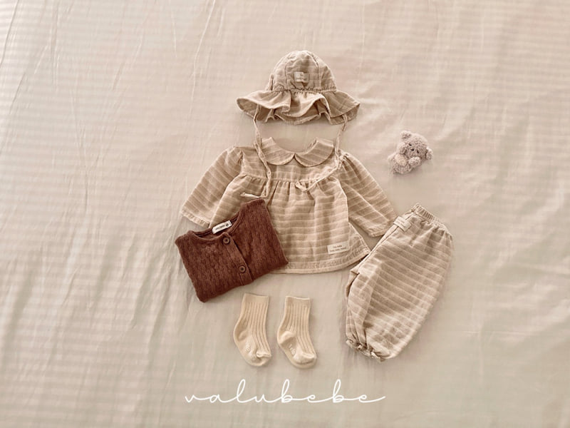Valu Bebe - Korean Baby Fashion - #babyoninstagram - Natural Bucket Hat - 4