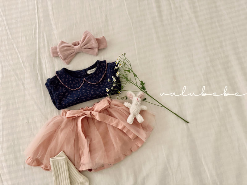 Valu Bebe - Korean Baby Fashion - #babyootd - Ribbon Tulle Skirt Bloomers - 8