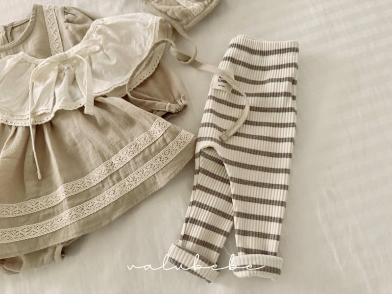 Valu Bebe - Korean Baby Fashion - #babyootd - 26 Striped Leggings - 10