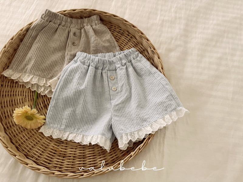 Valu Bebe - Korean Baby Fashion - #babyootd - Classic Lace Half Pants - 9