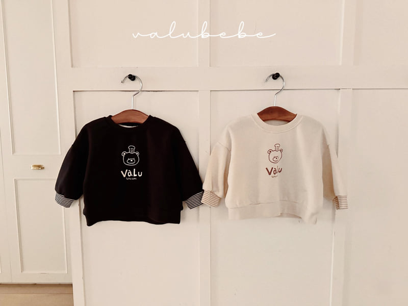 Valu Bebe - Korean Baby Fashion - #babyoutfit - Cooking Bear Point Sweatshirt
