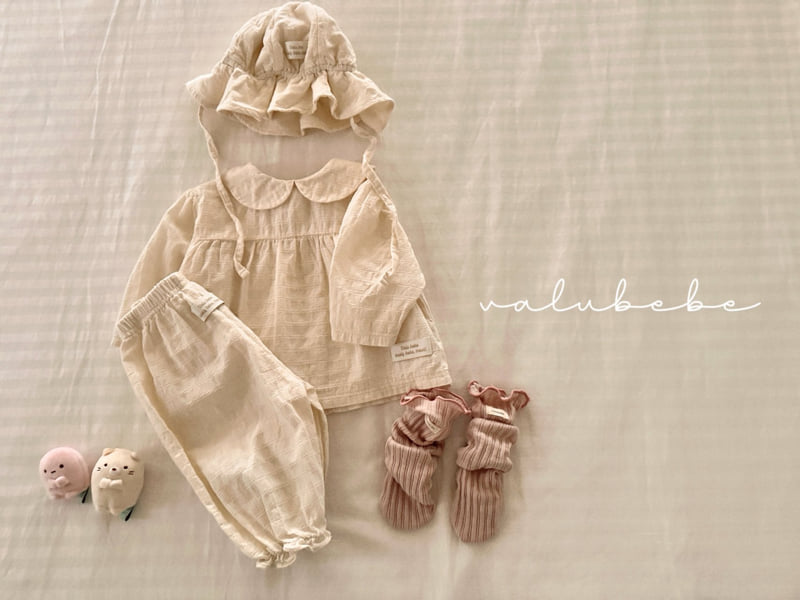 Valu Bebe - Korean Baby Fashion - #babyoutfit - Natural Bucket Hat - 6
