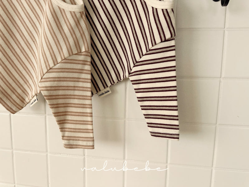 Valu Bebe - Korean Baby Fashion - #babyoutfit - Rose Stripe Tee - 11