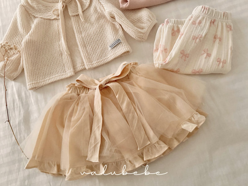 Valu Bebe - Korean Baby Fashion - #babyoutfit - Ribbon Tulle Skirt Bloomers - 10