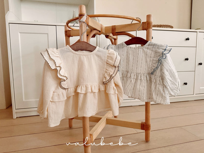 Valu Bebe - Korean Baby Fashion - #babyoutfit - Berry Wing Blouse - 8
