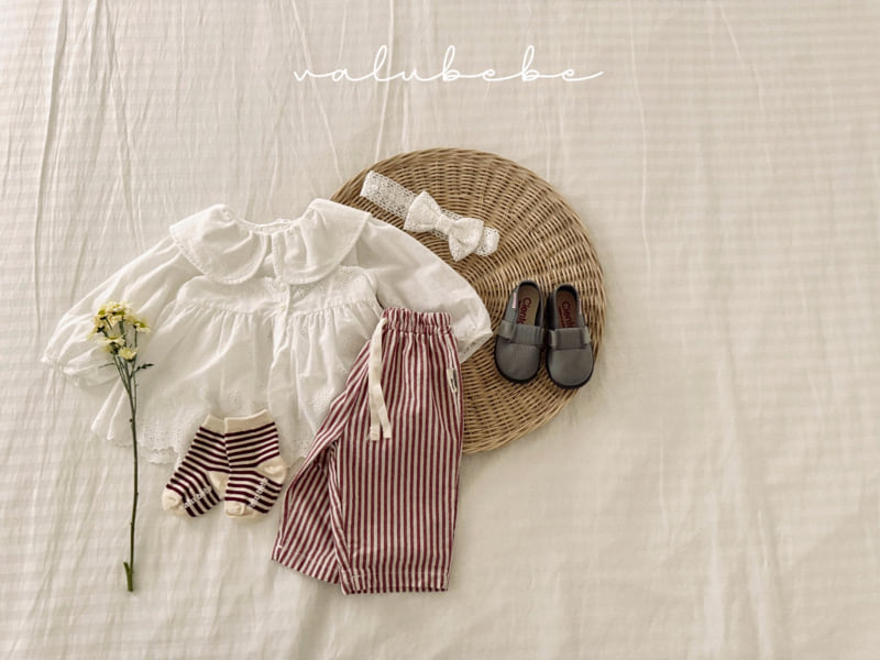 Valu Bebe - Korean Baby Fashion - #babyoutfit - Lace Ribbon Hairband - 6