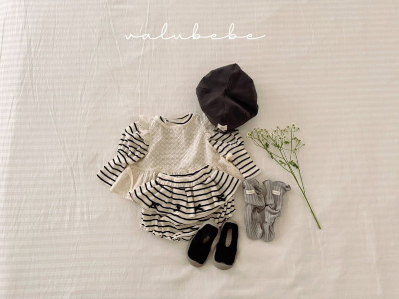 Valu Bebe - Korean Baby Fashion - #babyoutfit - Ella Stripe Bloomers
