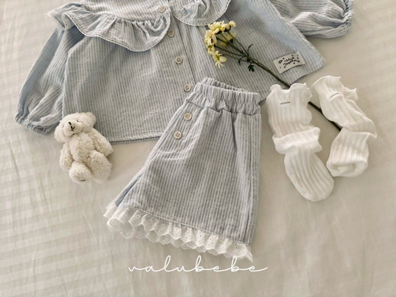 Valu Bebe - Korean Baby Fashion - #babyoutfit - Classic Lace Half Pants - 11