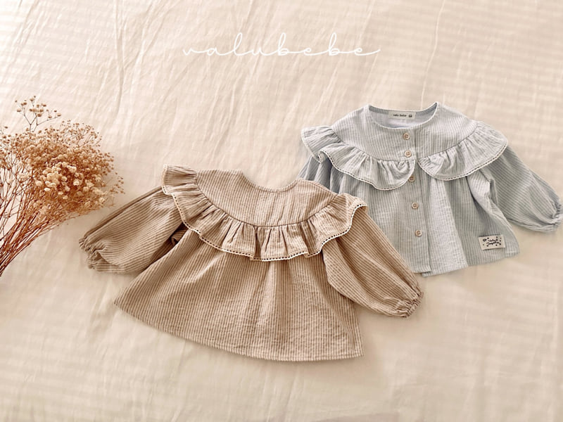 Valu Bebe - Korean Baby Fashion - #babyoutfit - Classic Yoke Blouse - 10