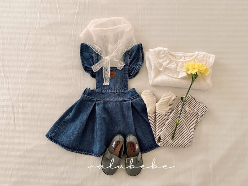 Valu Bebe - Korean Baby Fashion - #babyoutfit - Stripe Footed Leggings - 5