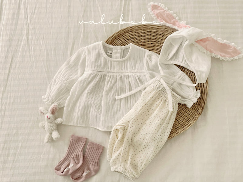 Valu Bebe - Korean Baby Fashion - #babyoutfit - Pure Lace Blouse - 7