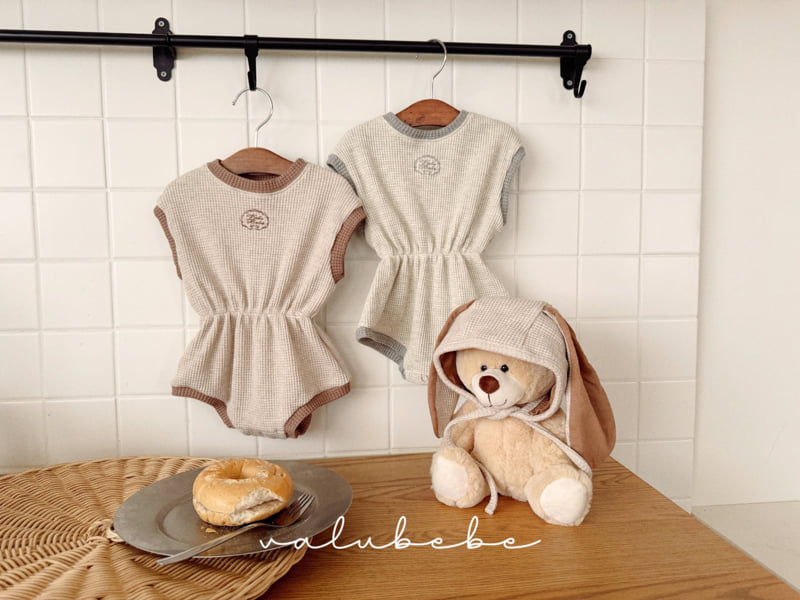 Valu Bebe - Korean Baby Fashion - #babywear - Contrast Trim Suit